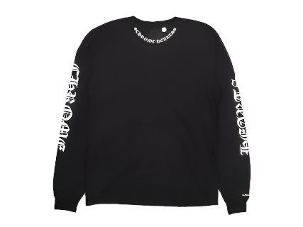 Chrome Hearts Neck Logo L/S T-Shirt Black (Pre-Owned)