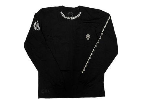 Chrome Hearts CH Cross Pocket L/S T-Shirt Black