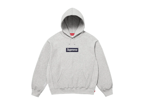 Supreme Box Logo Hoodie Heather Grey (FW25) (Pre-Owned)