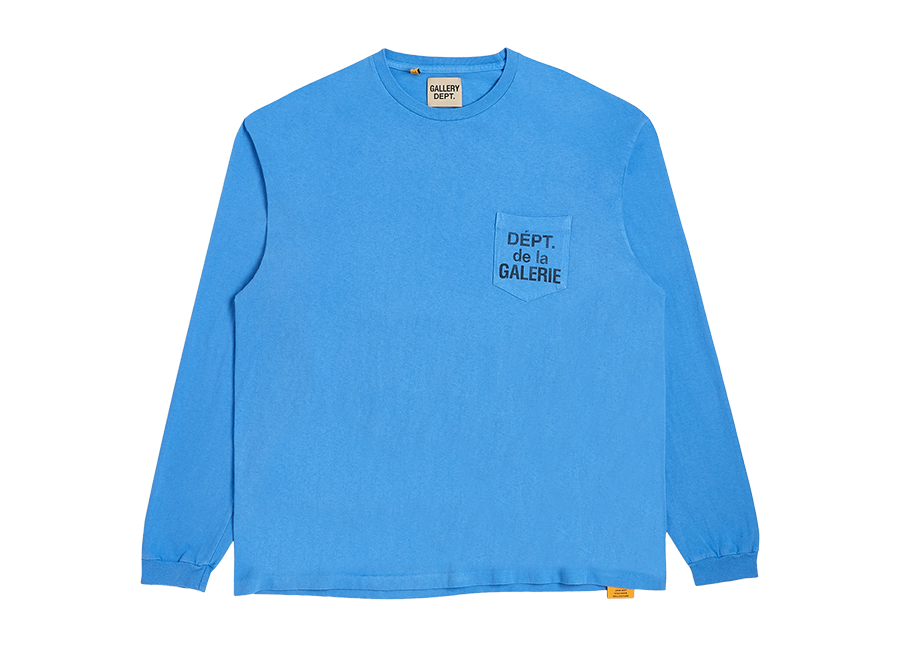 Gallery Dept. Dept. De La Galerie Long Sleeve T-Shirt Blue (Pre-Owned)