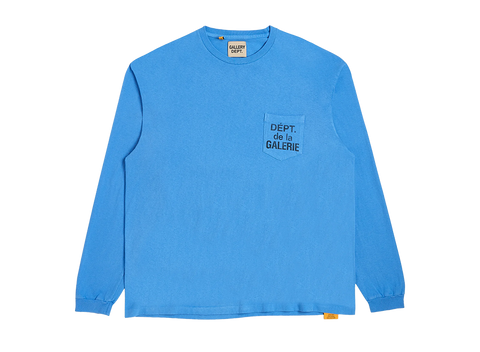 Gallery Dept. Dept. De La Galerie Long Sleeve T-Shirt Blue (Pre-Owned)