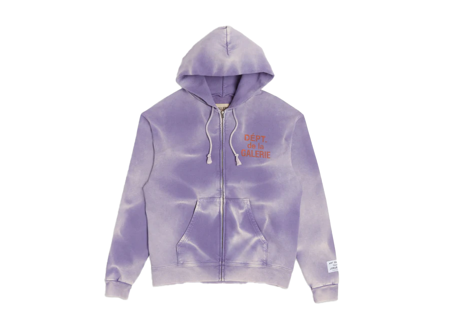 Gallery Dept. French Zip Hoodie Purple (Pre-Owned)
