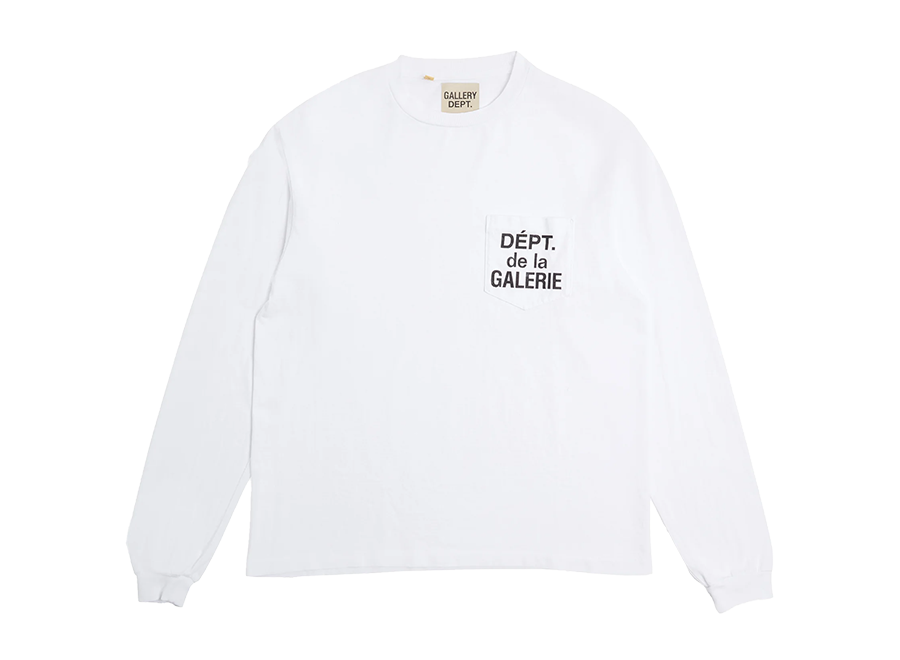 Gallery Dept. French Longsleeve T-Shirt White