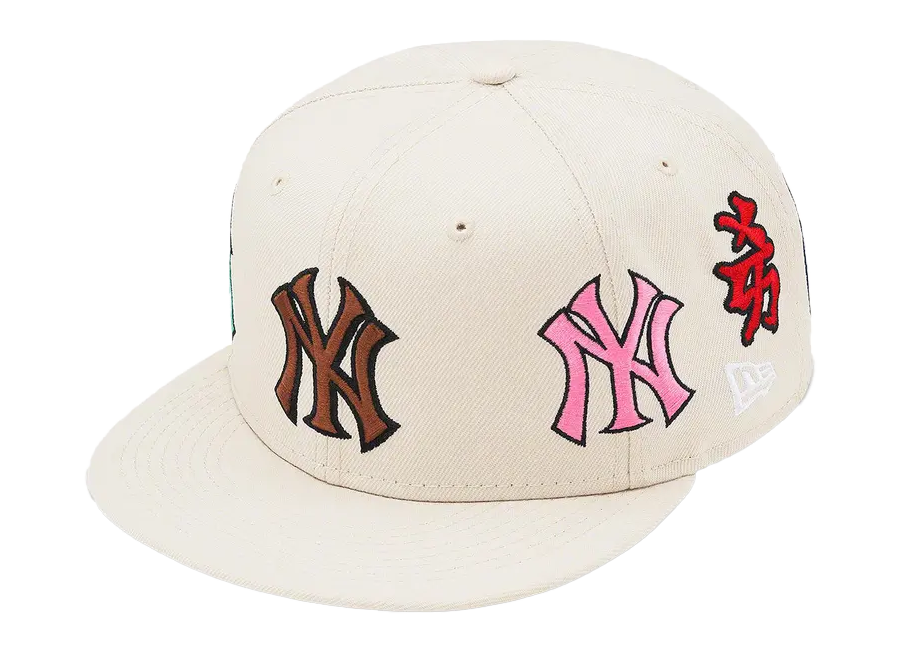 Supreme New York Yankees Kanji New Era Fitted Hat Tan