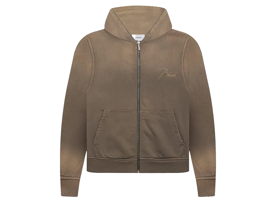 Rhude Sundry Elephant Zip Up Hoodie