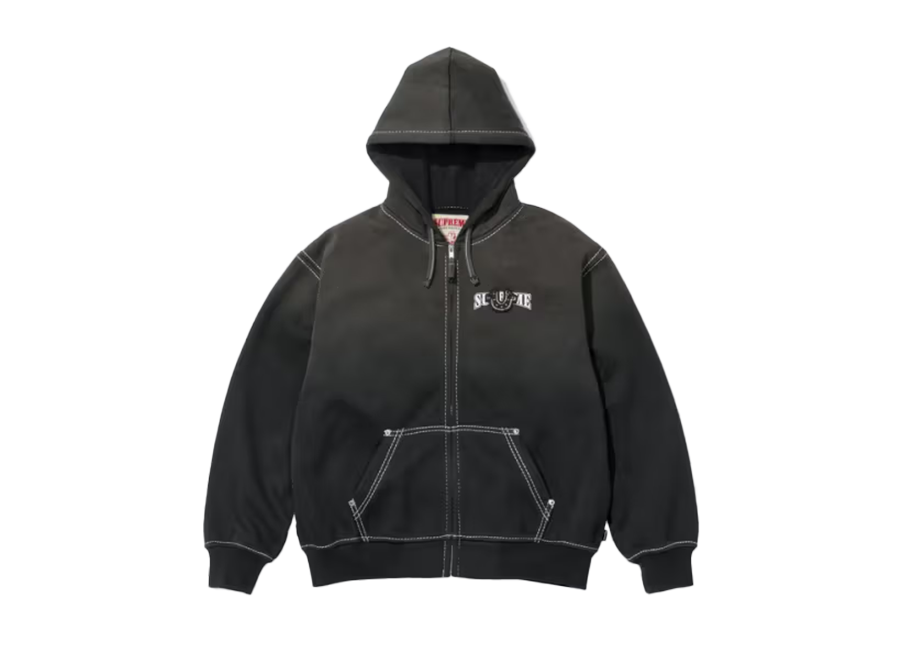 Supreme True Religion Zip Up Hooded Sweatshirt (FW22) Black
