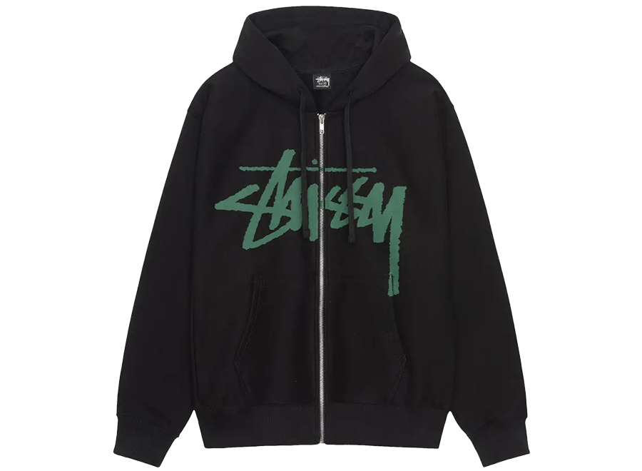 Stussy Venus Black Zip Up (Pre-Owned)