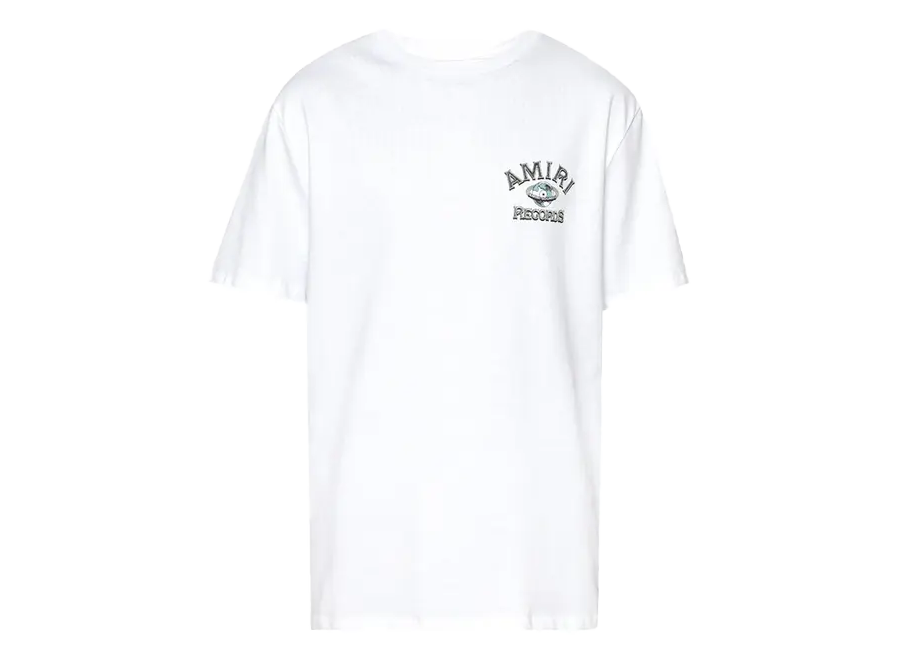 Amiri Global Records Tee 'White' (Pre-Owned)