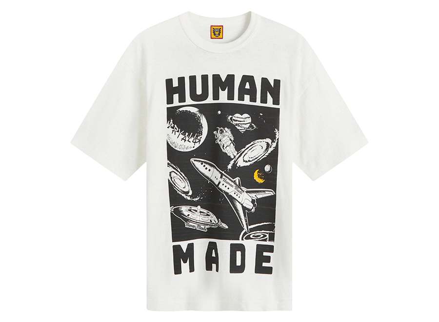 Human Made Space Tee White