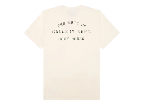 Gallery Dept. Property Of Stencil Tee Tee Natural