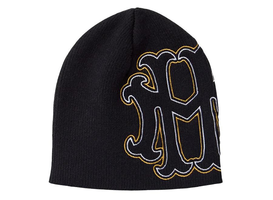 HMDD Skater Beanie Blk Yellow