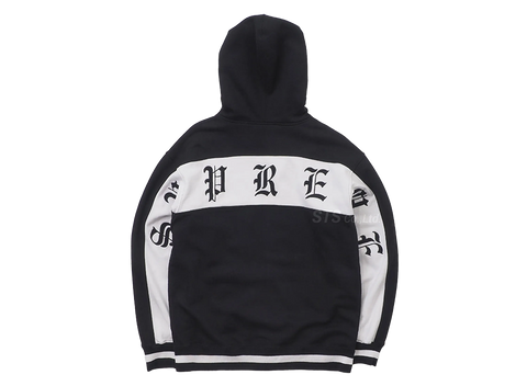 Supreme Old English Stripe Zip Up Sweatshirt (Pre-Owned)
