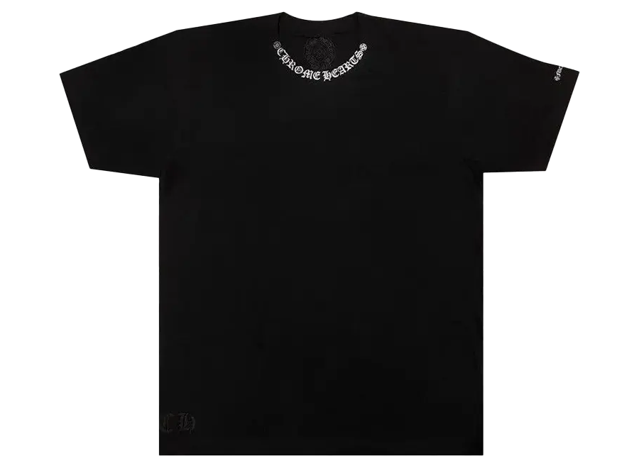 Chrome Hearts Neck Logo T-Shirt Black (Pre-Owned)