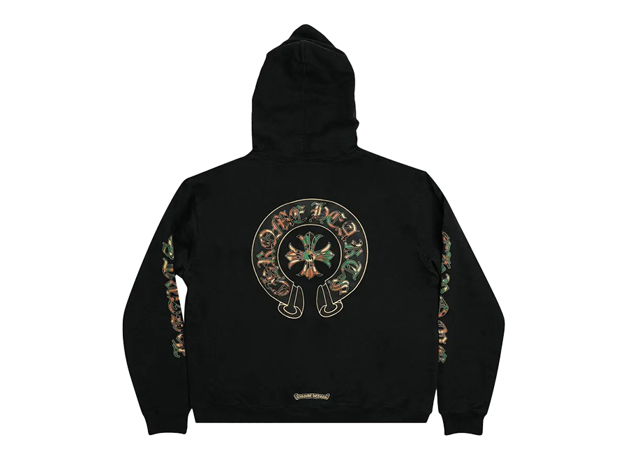 Chrome Hearts Camo Triple Cross Horseshoe Pull Over Hoodie (Pre-Owned)