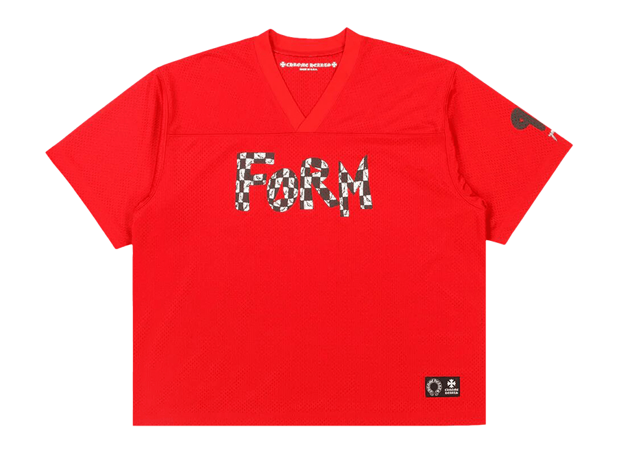 Chrome Hearts Matty Boy Form Mesh Jersey Red