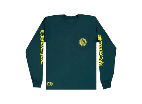 Chrome Hearts Staff Horseshoe Longsleeve Shirt Black/Yellow (Pre-Owned)