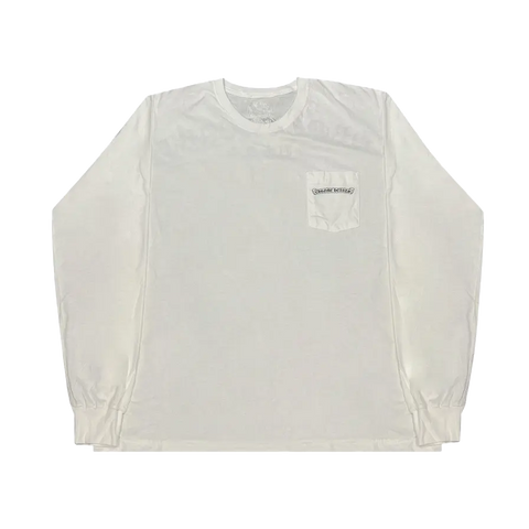 Chrome Hearts Scroll Longsleeve Scroll USA Pocket Tee