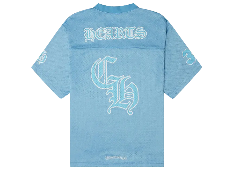 Chrome Hearts Mesh Stadium Jersey Light Blue