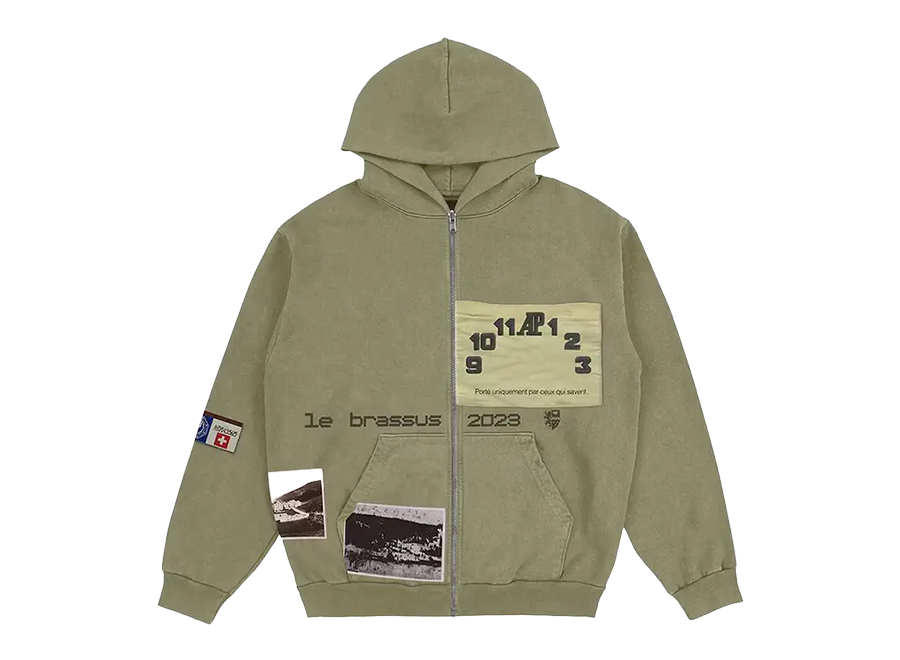 Cactus Jack by Travis Scott x Audemars Piguet Le Brassus Zip-Up Hoodie Khaki Brown