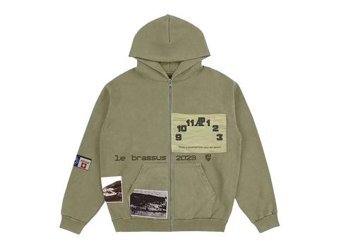 Cactus Jack by Travis Scott x Audemars Piguet Le Brassus Zip-Up Hoodie Khaki Brown