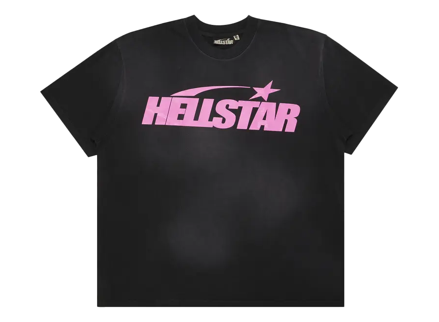 Hellstar Classic T-Shirt (Gel Print) Black/Pink (Pre-Owned)