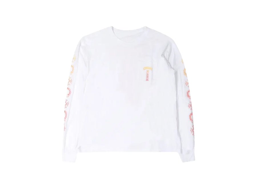 Chrome Hearts Gradient T-Bar Motif Pocket Long-Sleeve White (Pre-Owned)