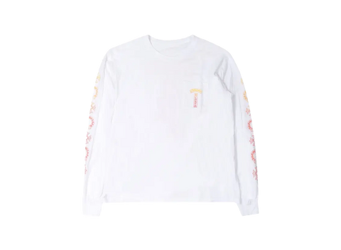 Chrome Hearts Gradient T-Bar Motif Pocket Long-Sleeve White (Pre-Owned)