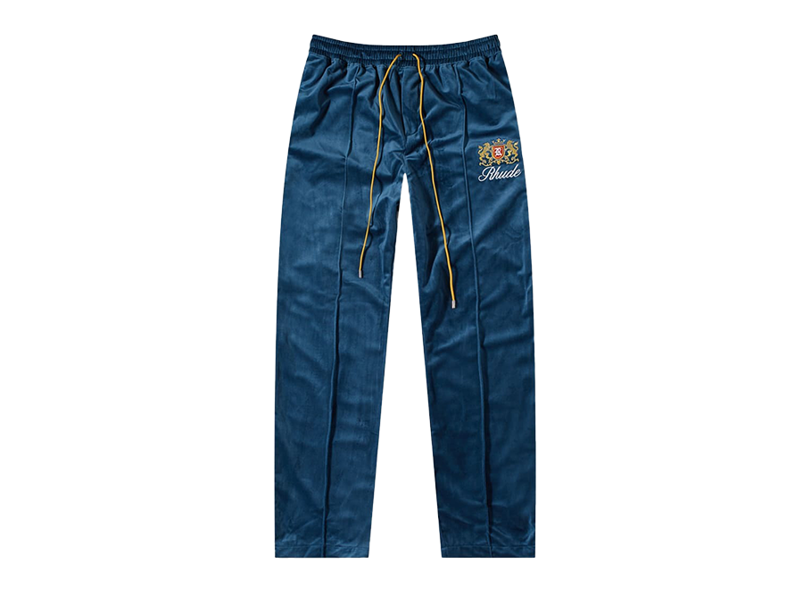 Rhude Men's Velour Lounge Pant Slate