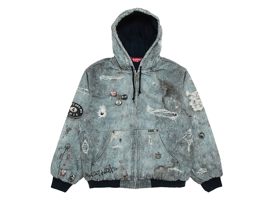 Supreme HJR Trompe L'oeil Hooded Work Jacket