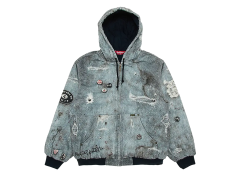 Supreme HJR Trompe L'oeil Hooded Work Jacket