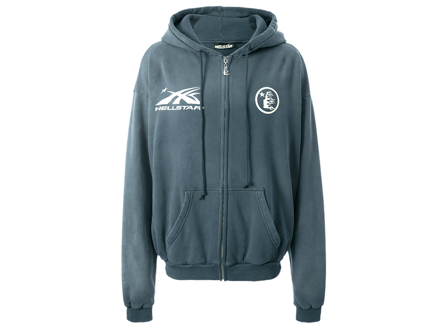 Hellstar HS Logo Zip Up Hoodie Emerald (Pre-Owned)