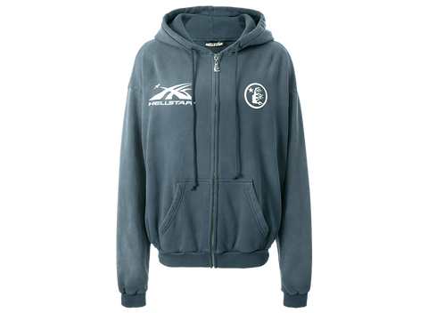 Hellstar HS Logo Zip Up Hoodie Emerald (Pre-Owned)
