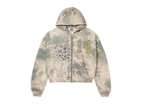 Vale Forever Cheetah Camo Zip Up