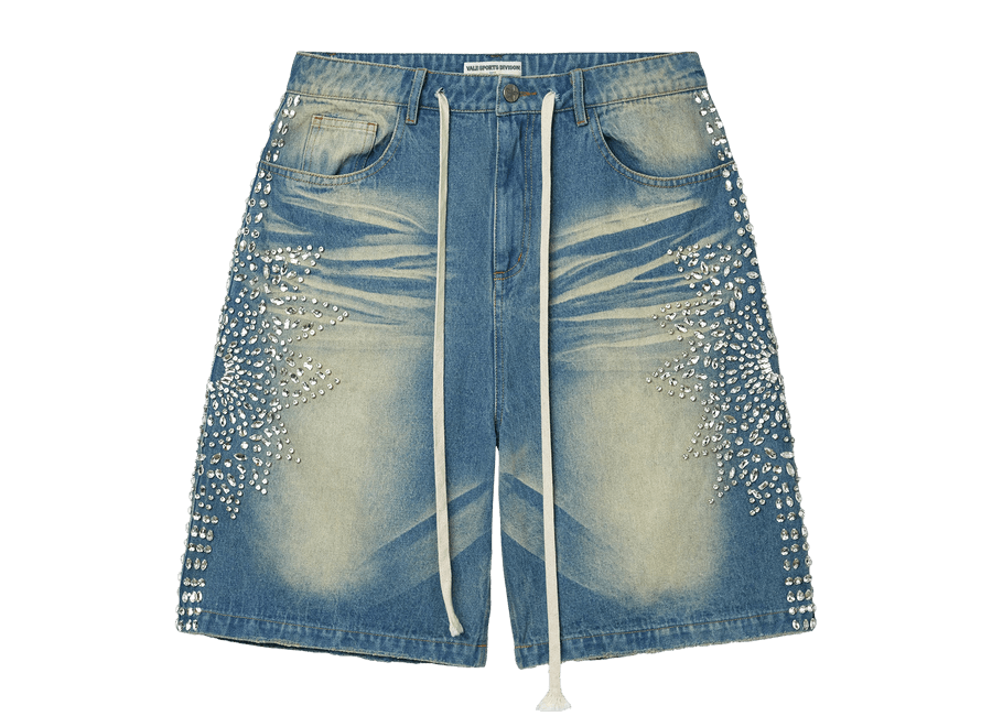 Vale Forever Rhinestone Jean Shorts