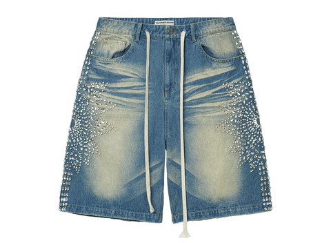 Vale Forever Rhinestone Jean Shorts