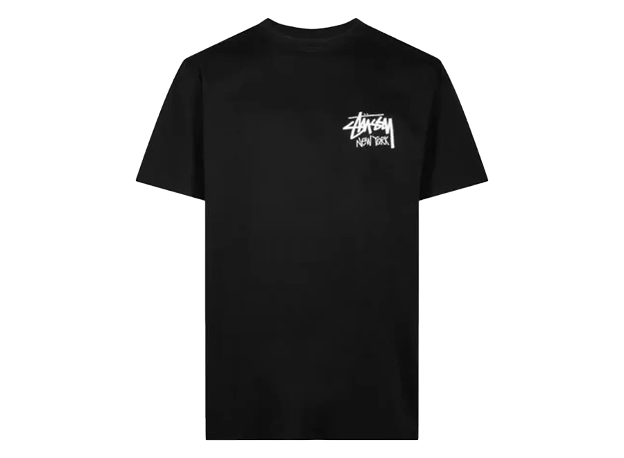 Stussy Stock New York Logo Print Tee Black (Pre-Owned)