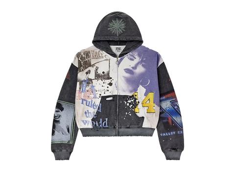 Vale Forever Noise Zip Up Dark Graphic