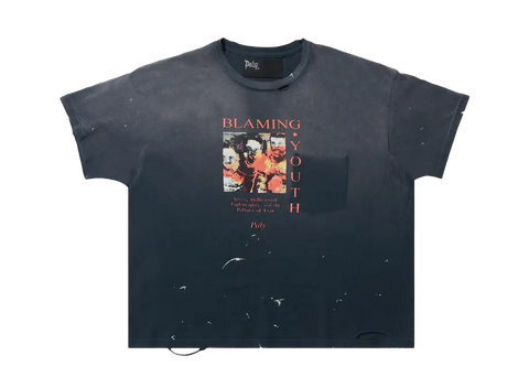 Paly Hollywood Blaming Youth T-Shirt Vintage Black (Pre-Owned)
