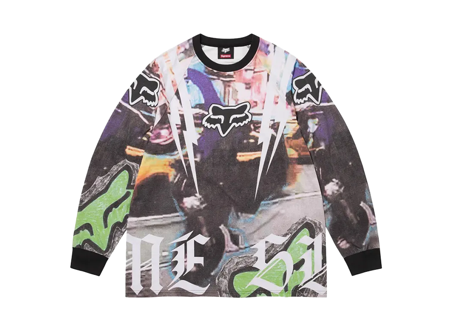 Supreme x Fox Racing Longsleeve T-Shirt Multicolor