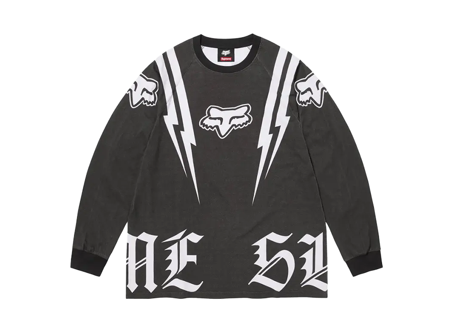 Supreme x Fox Racing Longsleeve T-Shirt Black