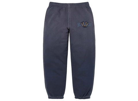 Supreme True Religion Sweatpant (FW25) Navy (Pre-Owned)