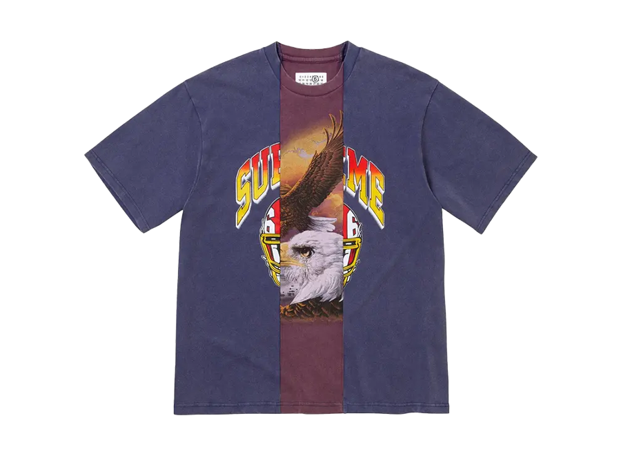 Supreme MM6 Maison Margiela Split S/S Top Navy (Pre-Owned)