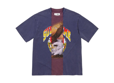 Supreme MM6 Maison Margiela Split S/S Top Navy (Pre-Owned)