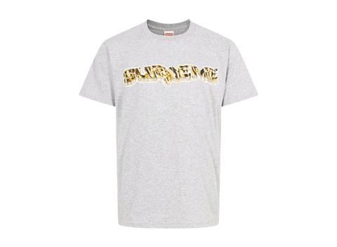Supreme Diamond Logo Print Tee Shirt Grey (Pre-Owned)