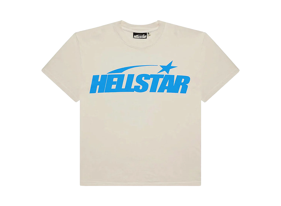 Hellstar Classic T-Shirt Regular (White/Blue) (Pre-Owned)