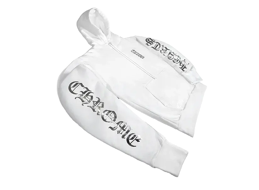 Chrome Hearts White Foil Hoodie