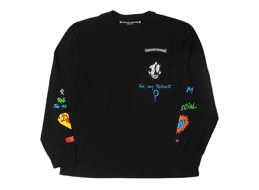 Chrome Hearts Matty Boy Long Sleeve T-Shirt Black