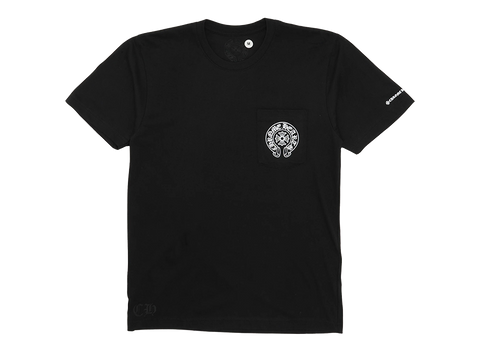 Chrome Hearts Horseshoe Logo Pocket T-Bar T-Shirt Black (Pre-Owned)