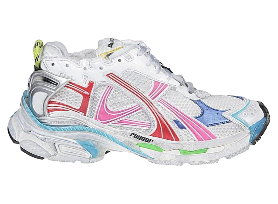 Balenciaga Runner Worn-Out White Multi-Color (Pre-Owned)