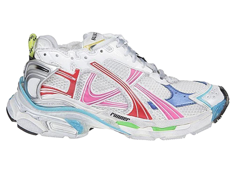 Balenciaga Runner Worn-Out White Multi-Color (Pre-Owned)